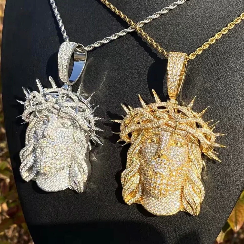 Jesus Pendant With 24 Inch Rope